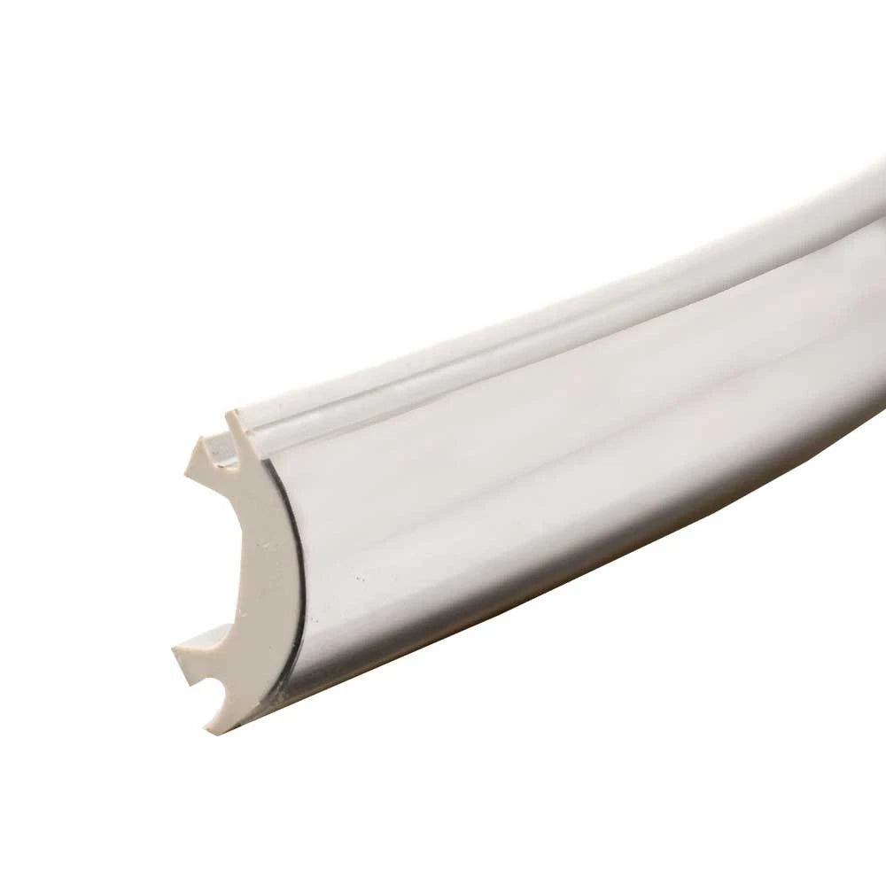 Boat Table Edge Molding - Trim 1 1/8 X 1/2 Inch Gray Plastic (FT)