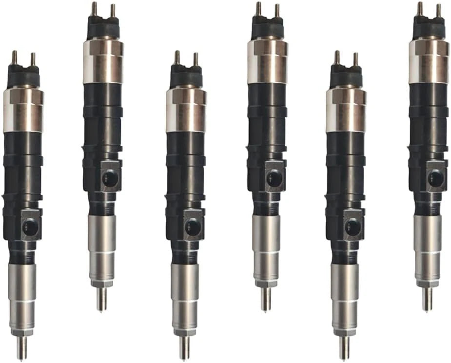6Pcs Common Rail Diesel Fuel Injector 095000-6460 RE529150 for John Deere Engine