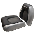 Crestliner Boat Seat Cushions 2156291 - Gray Black (2-Piece Set)