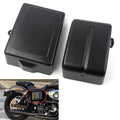 Matte Black Battery Side Guard Cover for Harley Dyna Fat Street Bob Super Wide