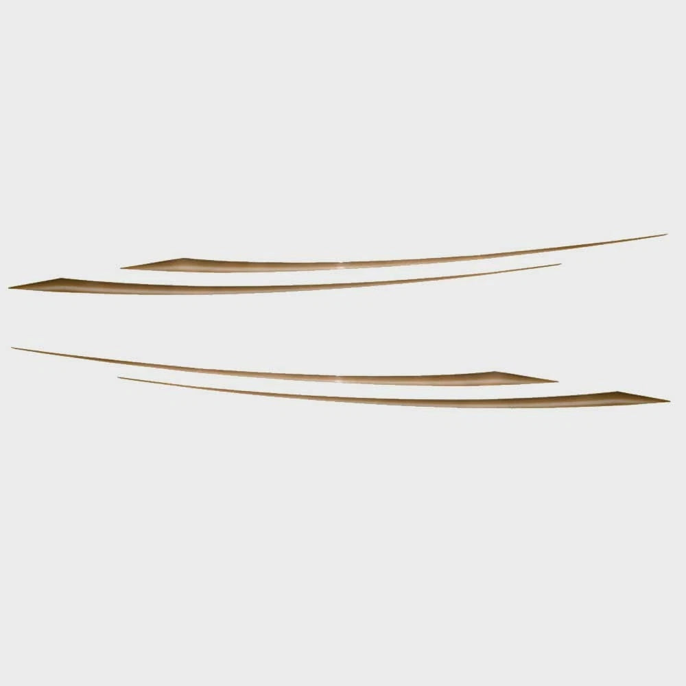 G3 Boat Graphic Decals 73404542 - 73404541 - Tan - White (set of 2)