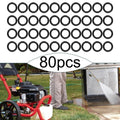 80 Pressure Washer O Rings Hose Ring Kit for 1/4 3/8 for m22 Quick Connect