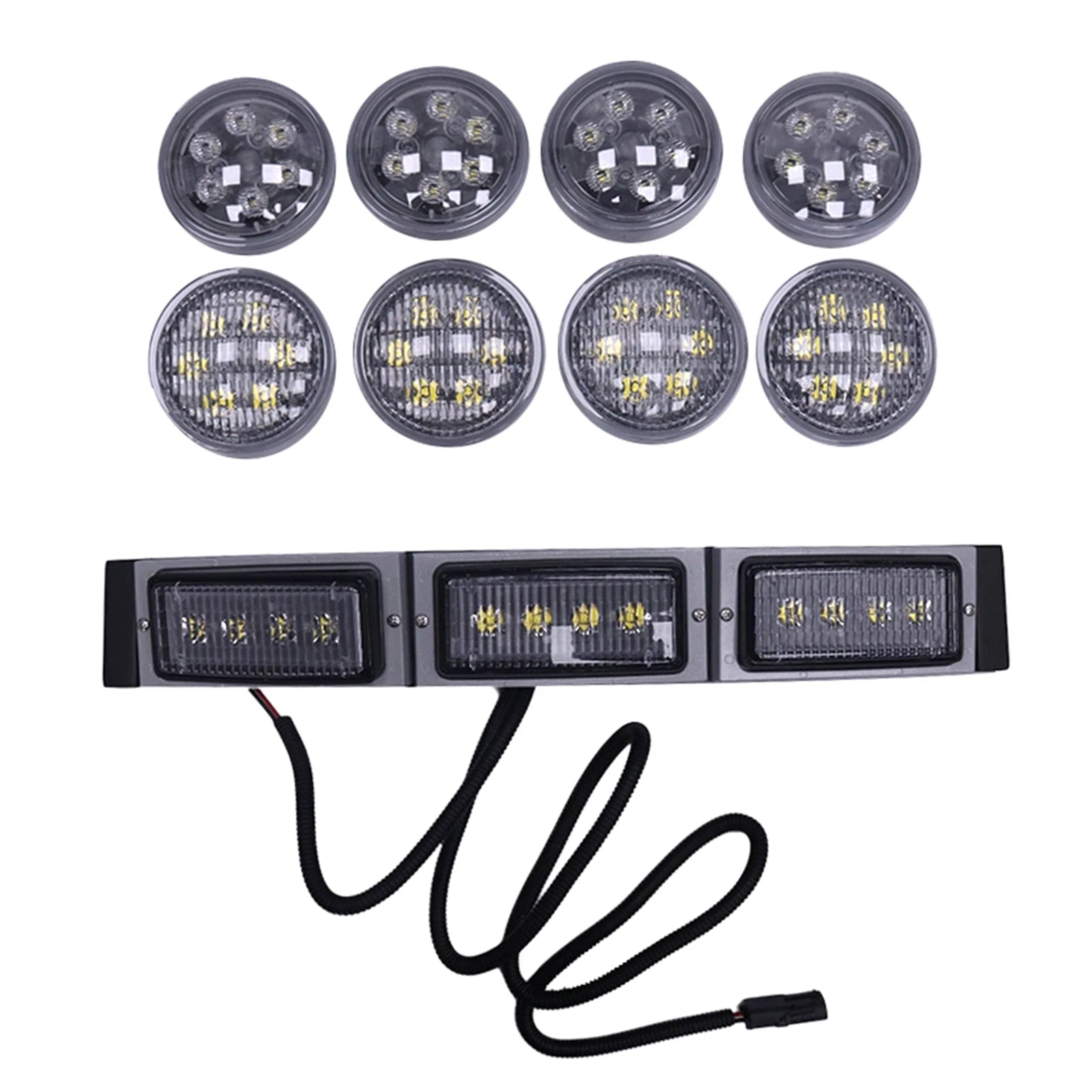 LED Coversion Kit 12V 24V Front Hood for John Deere 4050 4250 4450 4255 RE306510