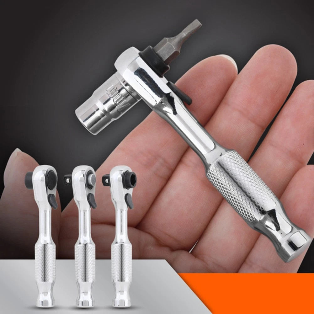 Portable 14 Drive Ratchet Wrench Set Compact Size for Repair and Maintenance