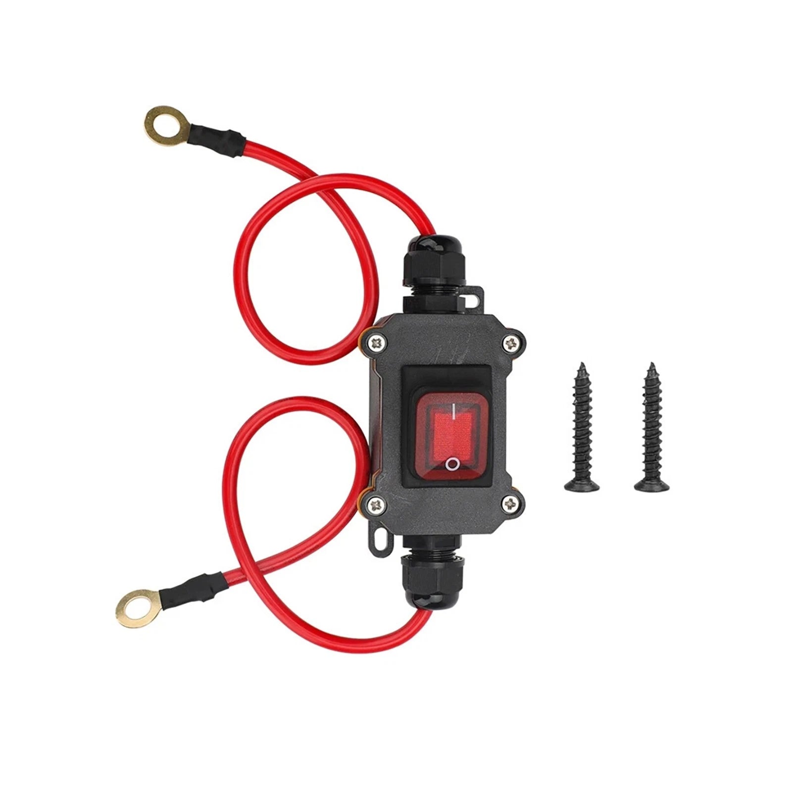 IP67 PA66 DC 12-24V Inline Cord Switch On/Off Switch for Cars Motorcycles