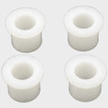 Boat Bushings - 1/2 Inch White Plastic (set of 4)