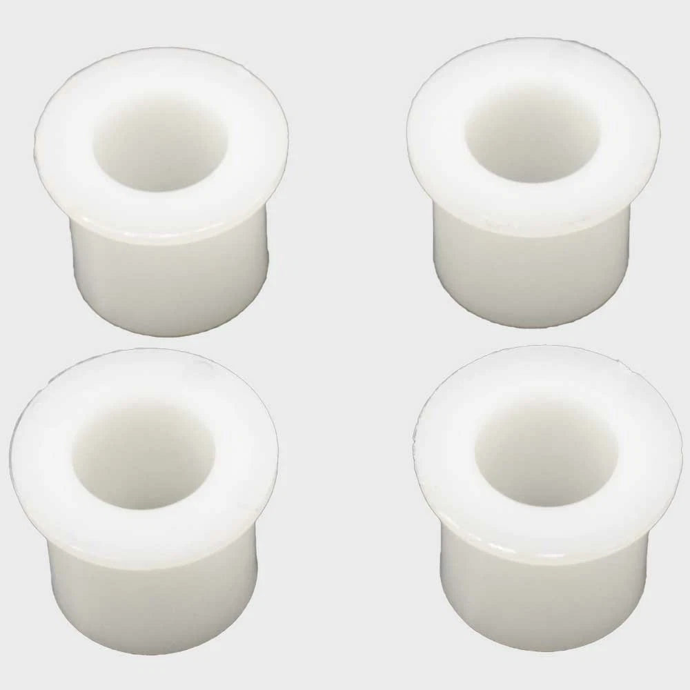 Boat Bushings - 1/2 Inch White Plastic (set of 4)