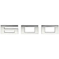 Marquis Boat Emblem Decal Sticker - Raised 600 Silver