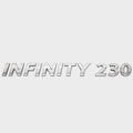 Lowe Boat Raised Decal 2198565 - Infinity 230 Silver 15 1/2 Inch