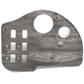 Godfrey Pontoon Boat Blank Console Panel - Mini Toon Gray Woodgrain