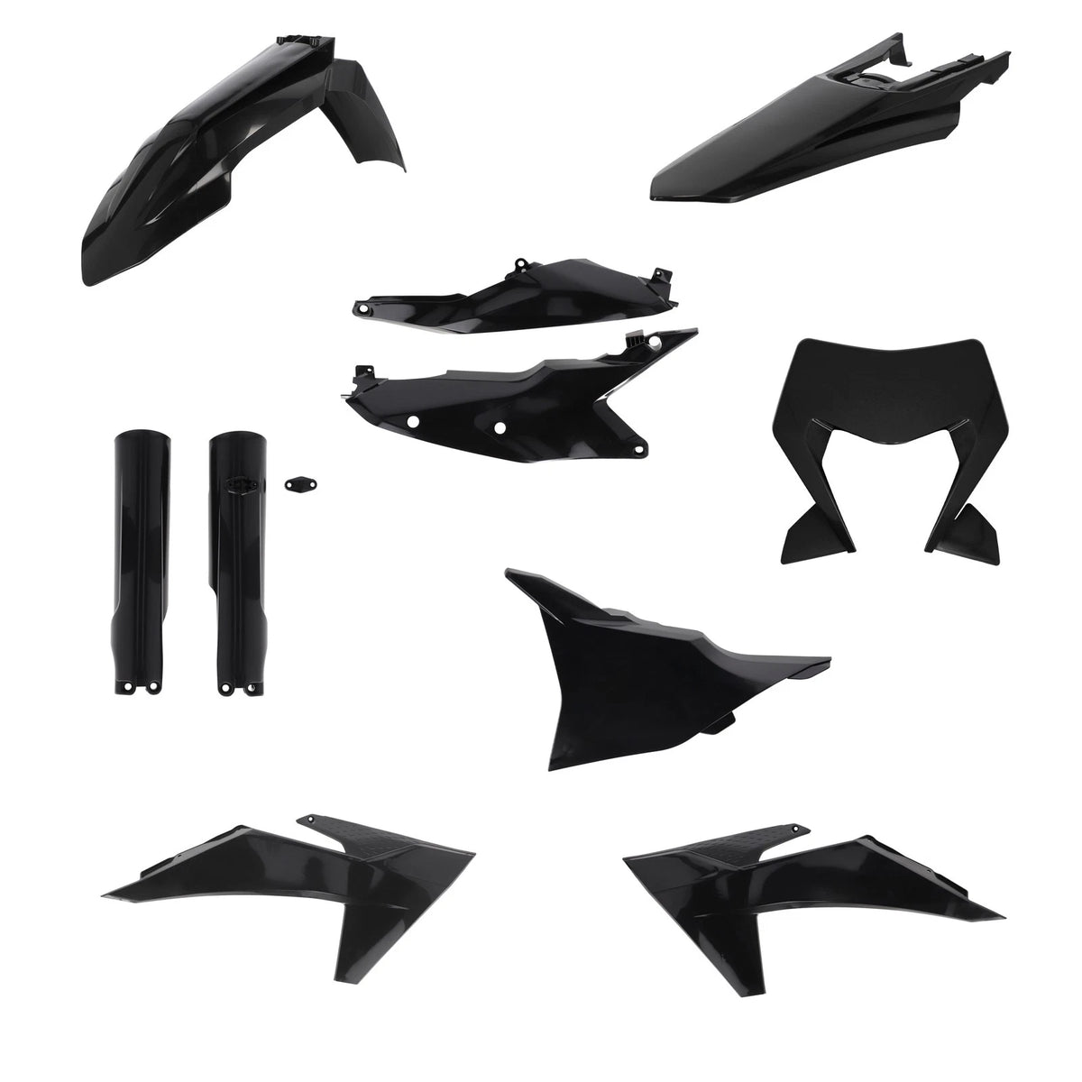 ACERBIS Full KTM Black Plastic Body Kit for Offroad Motorcycles 29865-50001