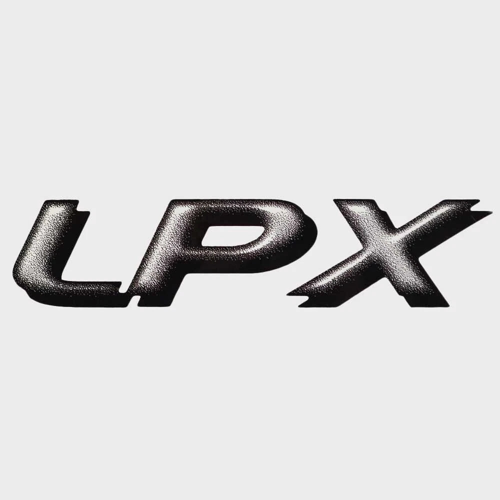 Crownline Boat Decal 22012 - LPX 8 X 1 1/2 Inch Black White