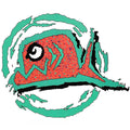 Boat Fish Decal Sticker - Green - Red 18 X 15 1/2 Inch Bayliner