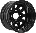 ITP Delta Steel Wheels 14x7 4/156 4+3 Black Polished for ATV/UTV