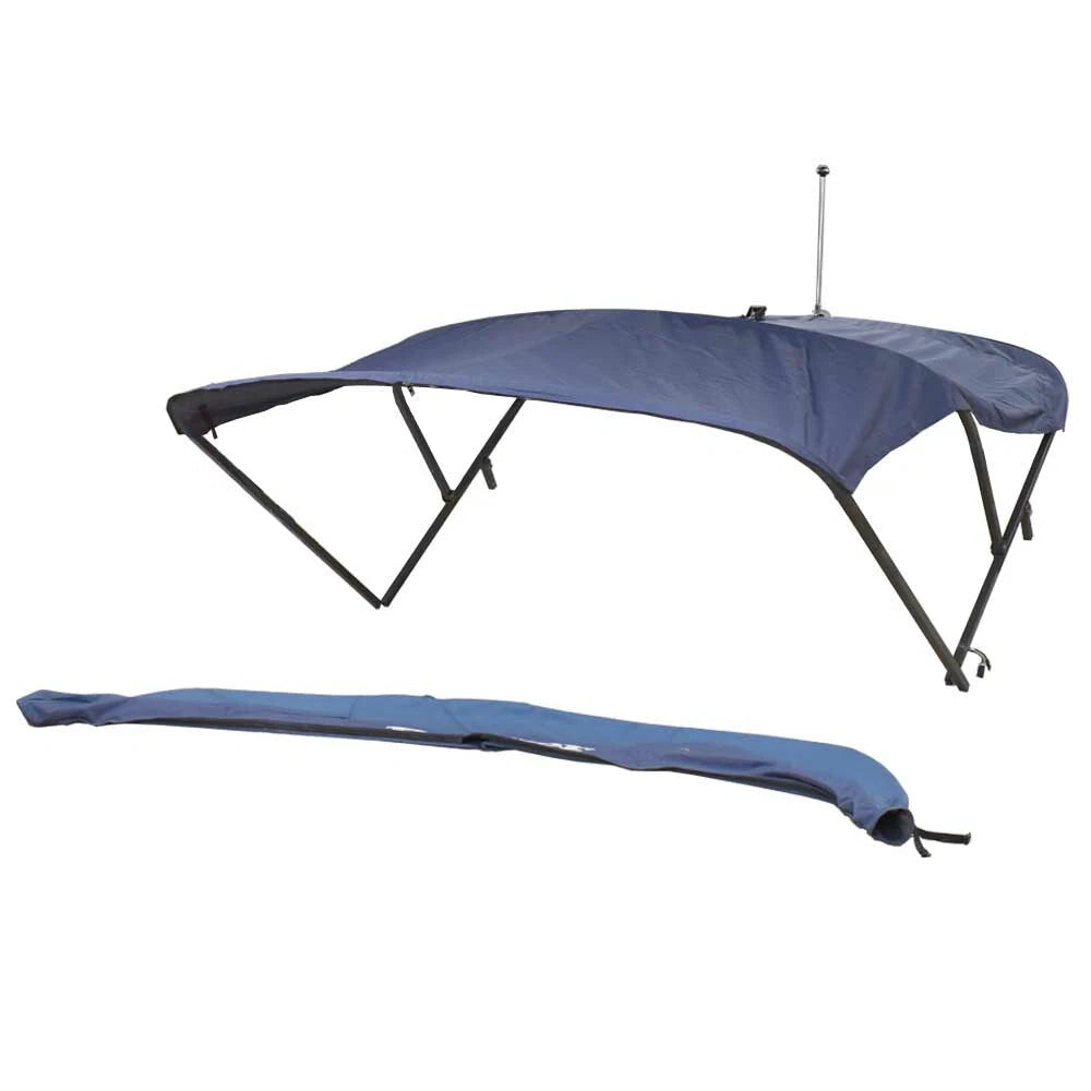 Ranger Boat Aft Canopy Bimini Top - RP23-25LS 104 - 108 Inch Navy Blue