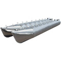 Pontoon Boat Log Float Tubes with Strakes - 21 FT X 25 Inch (set of 2)