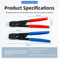 Blackened Alloy Clamp Pliers for CV Joint Boots with Non-Slip Ergonomic Handles