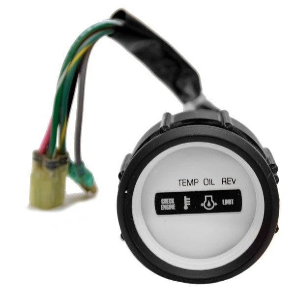 Faria Boat Suzuki Systems Check Gauge GP4815B - Black White 2 Inch