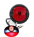 12V Retro Round LED Motorcycle Tail Brake Light for Custom Bikes Street Fighters