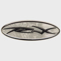 Regal RX Boat Raised Decal 10804 - Glossy Gray - Black Sticker