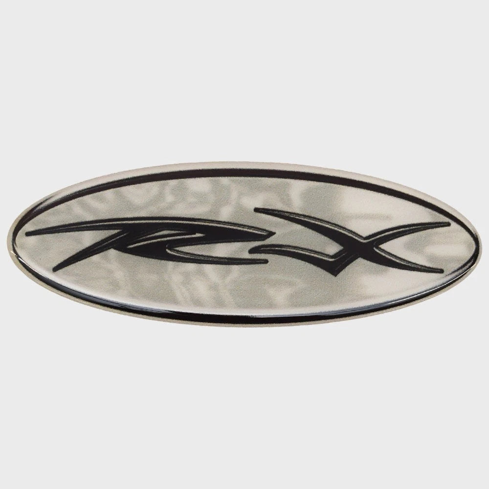 Regal RX Boat Raised Decal 10804 - Glossy Gray - Black Sticker