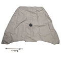 Crestliner Boat Bow Cover 2162473 - 1600 Vision 2015 Gray 35846-11