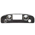 Misty Harbor Pontoon Boat Dash Panel - Teleflex Gauges Gray Woodgrain