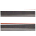 Tracker Boat Graphic Decals 180433 - 22 X 4 5/8 Inch Red Black (pair)