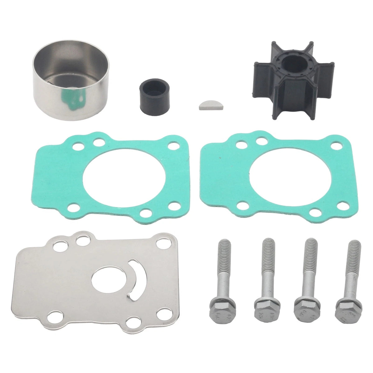 Water Pump Impeller Kit for Mercury 9.9 15 HP Outboard 46-84277M 18-3148