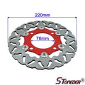 STONEDER Orange 220mm Floating Brake Disc Disk Rotor for 50-160cc Pit Dirt Bike