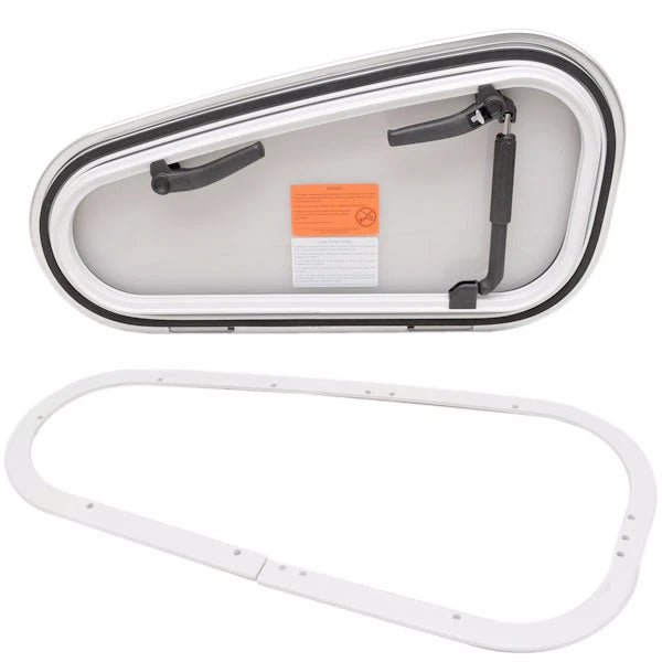 Bomar Boat Ventilation Hatch - Teardrop 26 X 13 Inch (port)