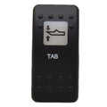 Carling Boat Contura II Rocker Switch Actuator - Trim Tab Lighted