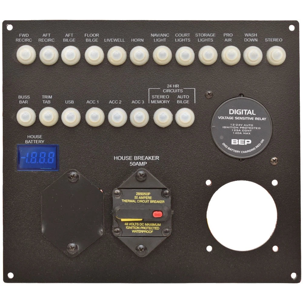 Blue Wave Boat Breaker Panel F33PPE000198 - 8 3/4 X 9 3/4In Aluminum
