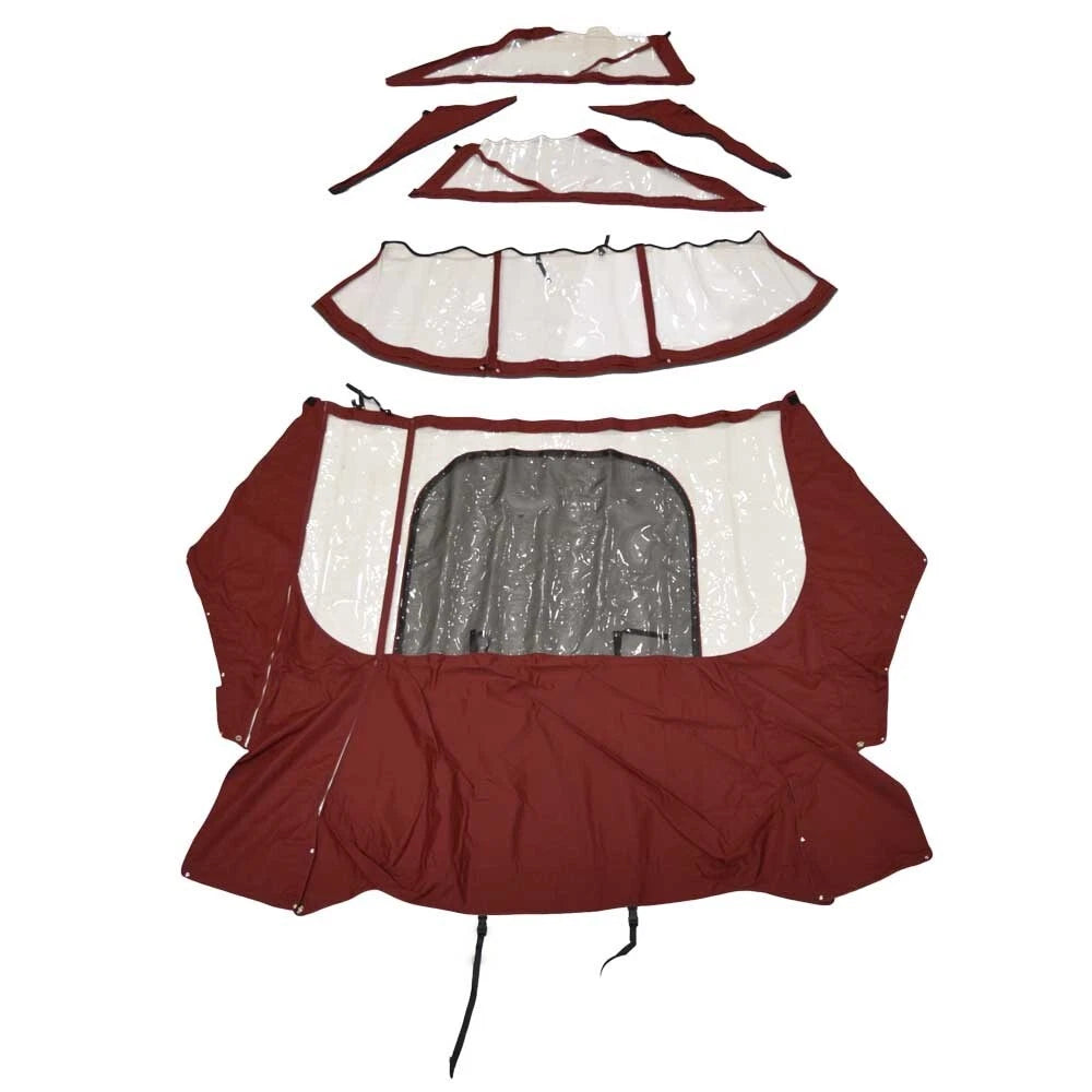 Formula Boat Curtain Kit 248313 - 350 ATS Burgundy 114631031 (6PC)