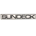 Sea Ray Boat Emblem - Sundeck Chrome Plated Marine