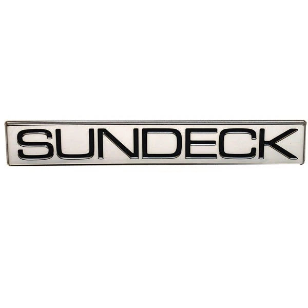 Sea Ray Boat Emblem - Sundeck Chrome Plated Marine