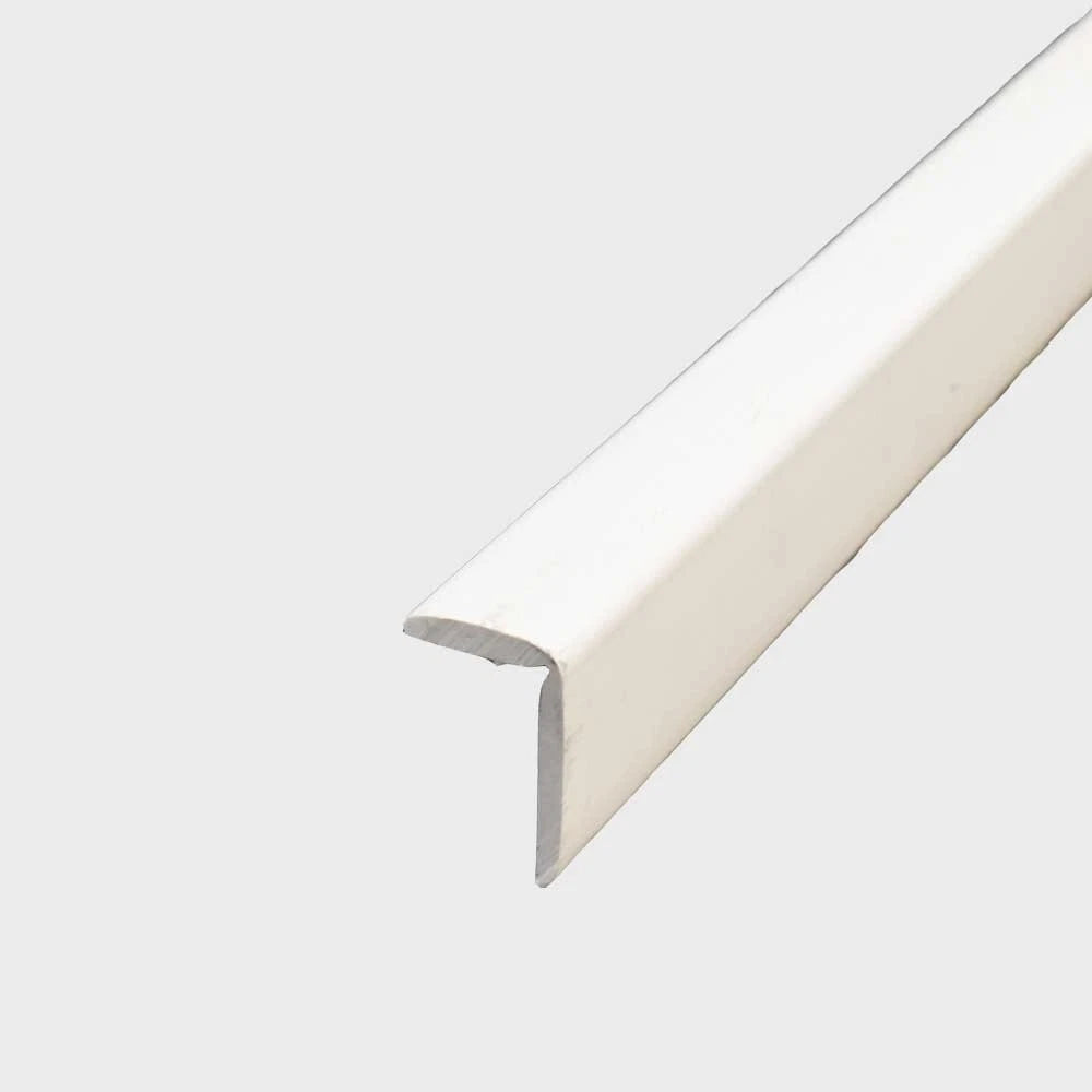 Boat Angled Molding - 1 X 1 1/2 Inch White Plastic (12 FT)