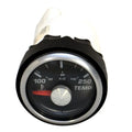 Faria Boat Temperature Gauge GBC017A - Lund Marine Silver Black 2 Inch
