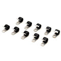 Boat Cushion Clamps - Black Rubber 3/8 Inch (set of 10)