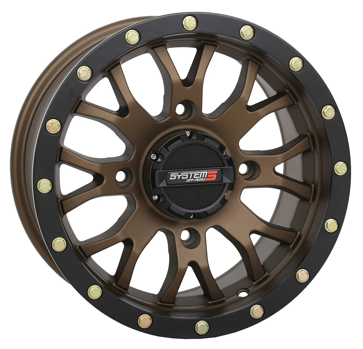 SYSTEM 3 St3 Wheel 18x7 4+3 +10mm 4/156 Fit Polaris RZR ATV/UTV