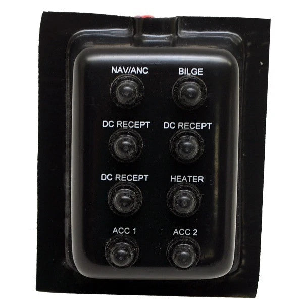 Ski Centurion Marine Boat Breaker Button Switch Panel - 4 1/2 X 5 5/8 Inch