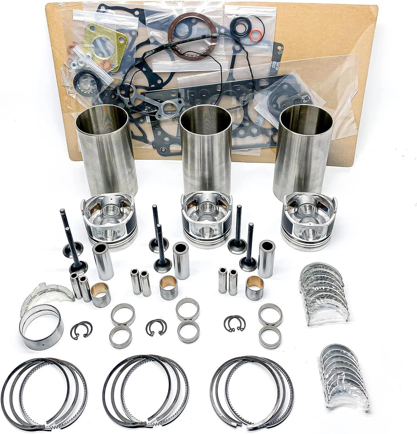 STD Rebuild Kit for Mitsubishi S3L Engine MAHINDRA 2015 4WD, 2015 HST Tractor