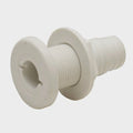 Perko Boat Thru Hull Fitting - 1 1/8 Inch White Plastic