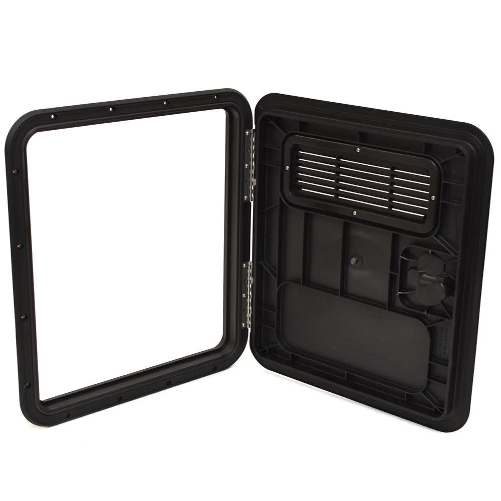 IPS Boat Vertical Mount Hatch 540-719 - 18 X 16 Black