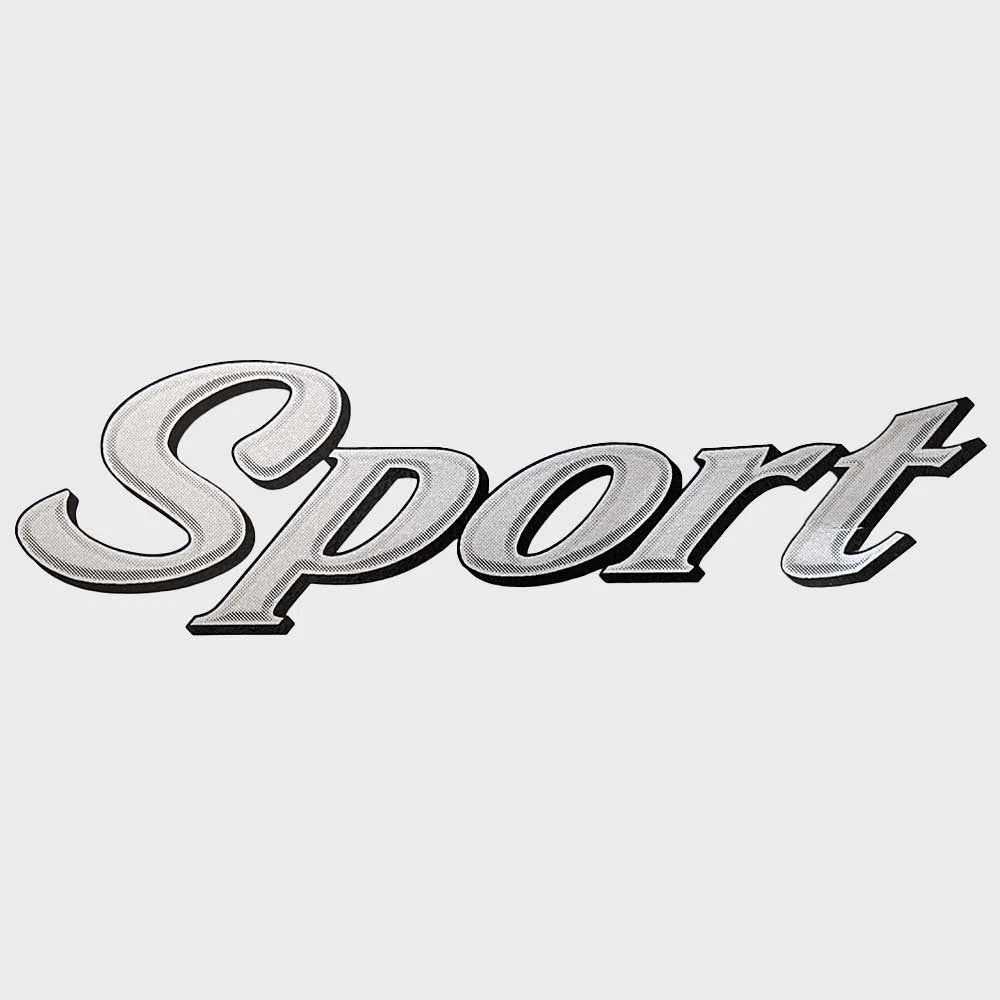 Crestliner Boat Sport Decal 1986491 - Gray Black Sticker