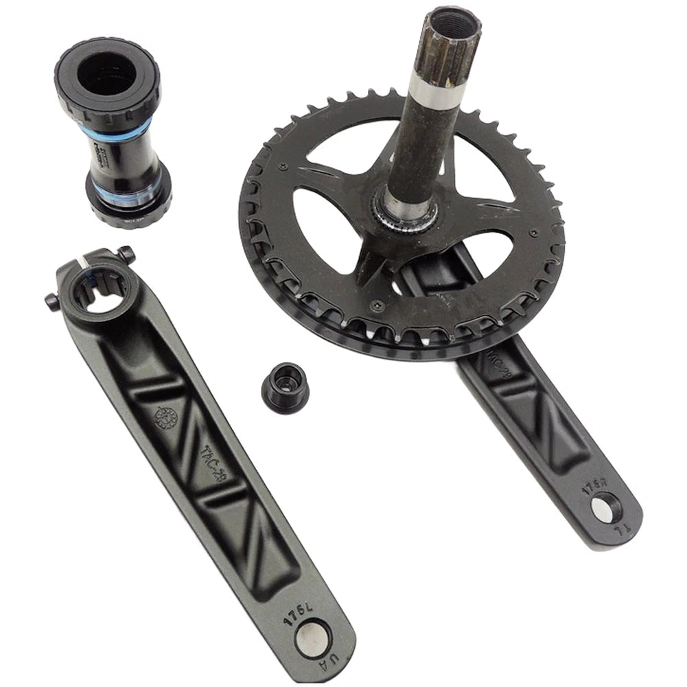 Narrow-wide Chainring Optimal Pedaling Leverage Secure Chain for Retention