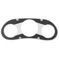 Ranger Boat Blank Gauge Panel 207910 - Black Silver Aluminum