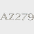 Cruisers Yachts Boat Raised Decal Sticker 100243 - AZ279 Silver