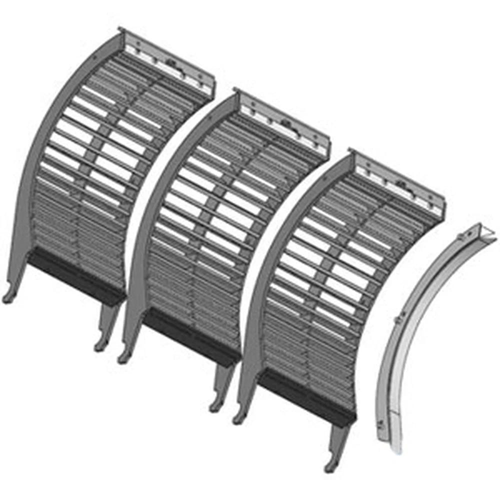 B93571 Set of 3 Small Grain Concaves Fits Case-IH Combine Models 1440 +