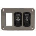Regal Boat Rocker Switch Panel 446016 - Gray Aluminum
